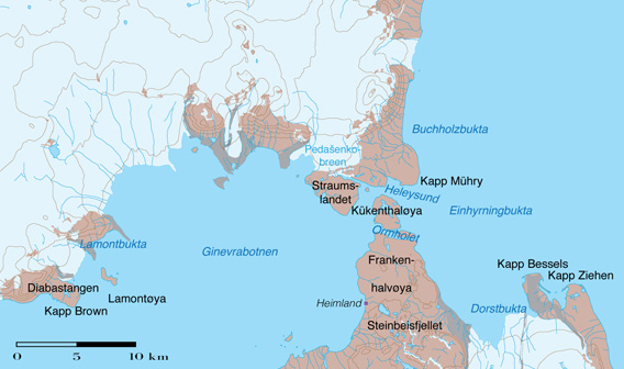 Kart: Heleysund, Ormholet, Straumsland