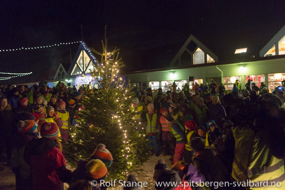 juletre Longyearbyen