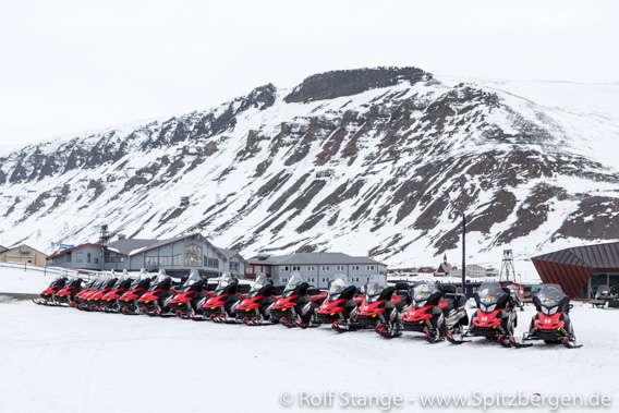 Motorschlitten Longyearbyen: stillgelegt vom Corona-Virus