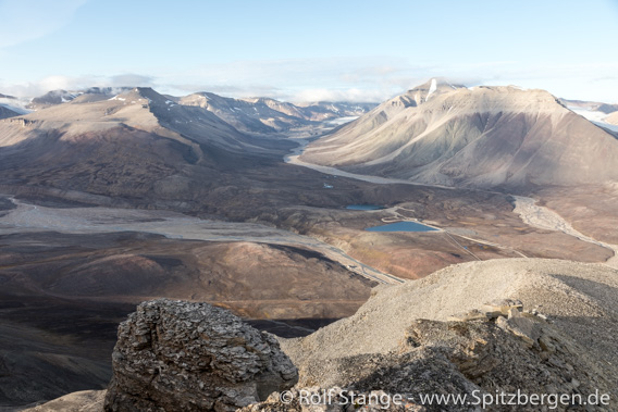 Blick vom Yggdrasilkampen ins Munindalen