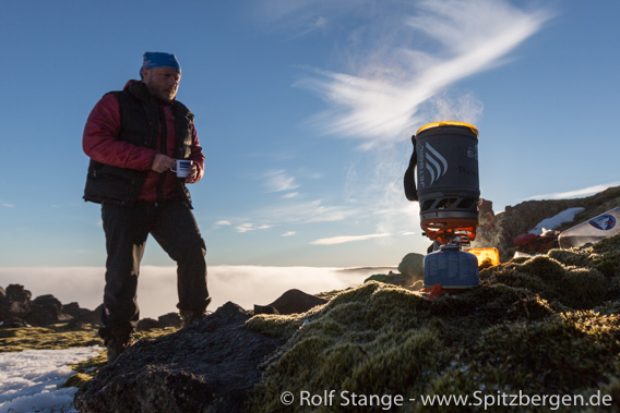 Fertig-Lebensmittel: portable Soup (Beerenberg, Jan Mayen)