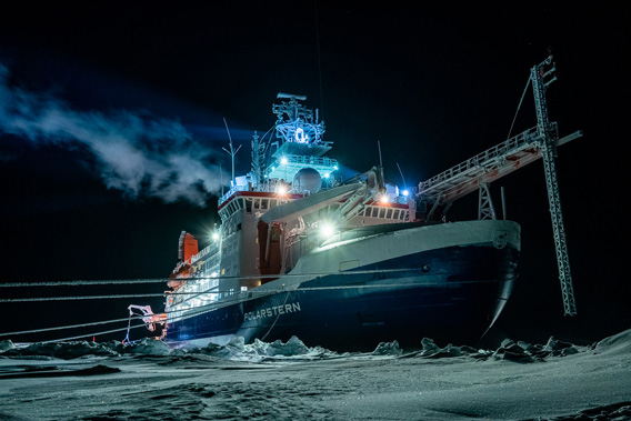 Eisbrecher Polarstern, Mosaic-Expedition. Vortrag der arktische Mittwoch, 3. März