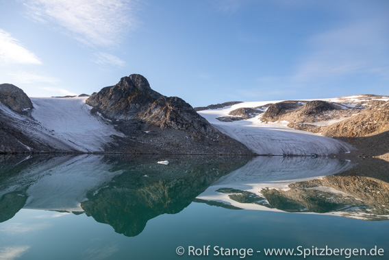 Hamiltonbukta, Raudfjord: schwindende Gletscher