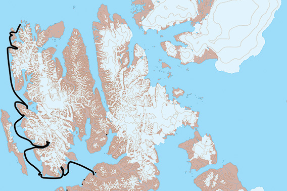 SY Arctica II, Spitzbergen 2021: Karte 1