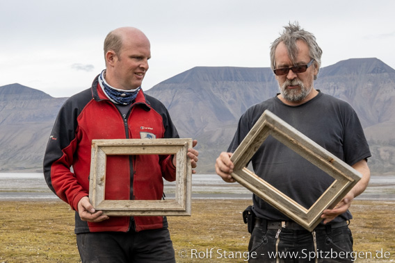 Spitzbergen-Treibholz-Bilderrahmen