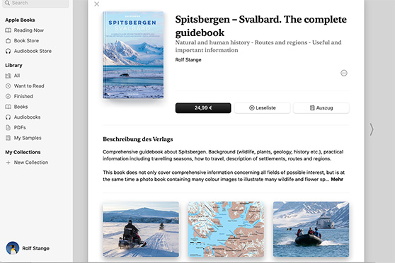 Spitsbergen guidebook, eBook