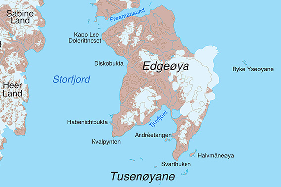 Map Edgeøya