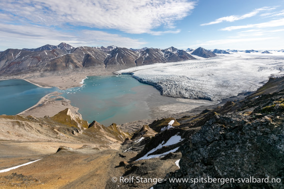 Recherchebreen sett fra Observatoriefjellet