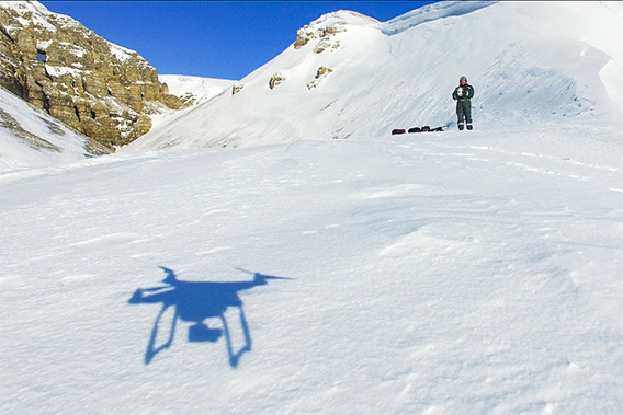 Drone Svalbard