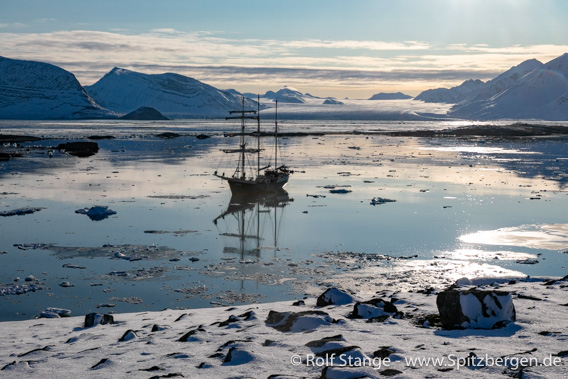 SV Antigua, Spitzbergen 2023, Kongsfjord