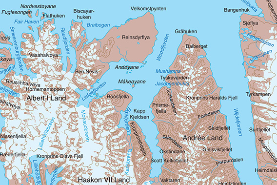 Woodfjord Karte