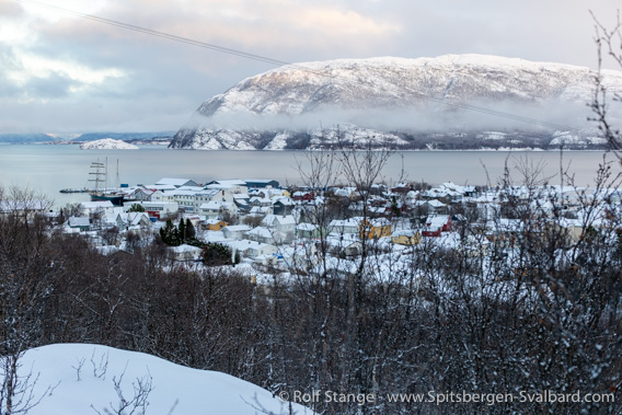 View over Sørkjosen