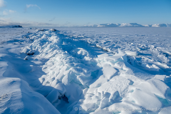 Sassenfjord with ice