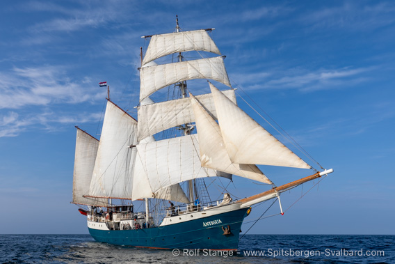 Antigua under sail