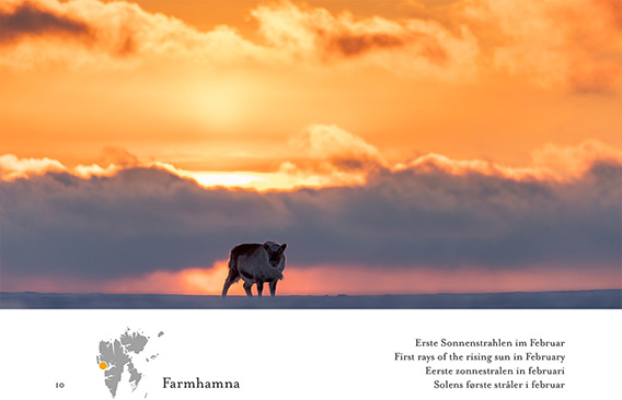 Fotobuch Spitzbergen: Kalte Schönheit, Erste Sonne in Farmhamna