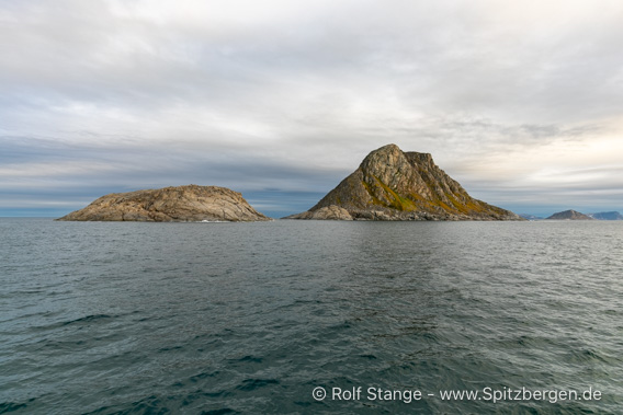 Rossøya und Vesle Tavleøya, Sjuøyane, Svalbard