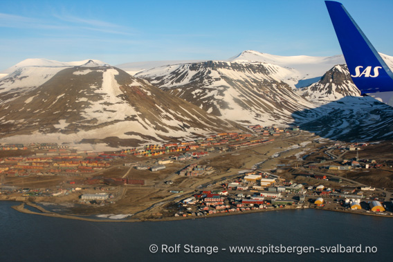 SAS fly i Longyearbyen, streik