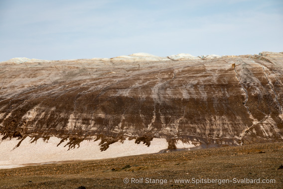 Glacier rim, Lady Franklinfjord