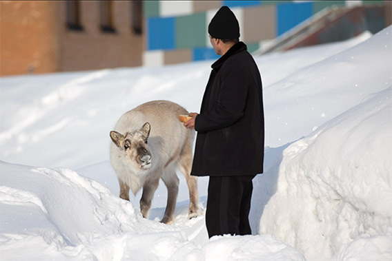 Barentsburg Einwohner
