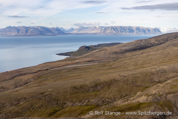 Sassenfjord, Blick vom Deltaneset