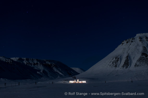 Polar night, Adventdalen
