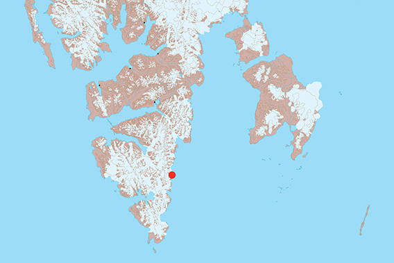 Crollbreen, kart