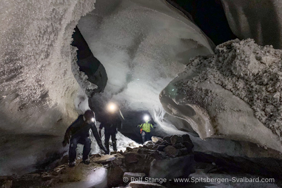 Glacier cave, Longyearbreen