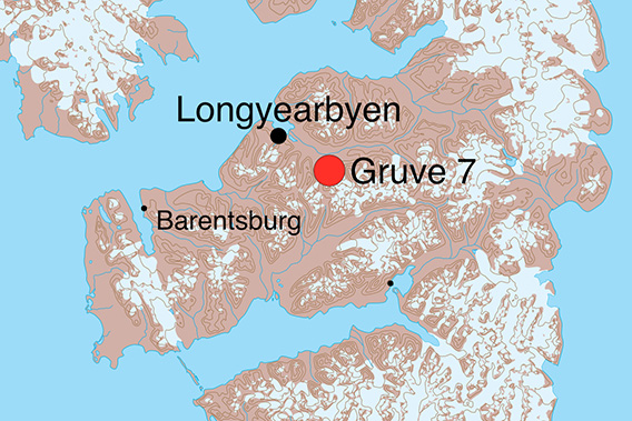 Grube 7, Karte