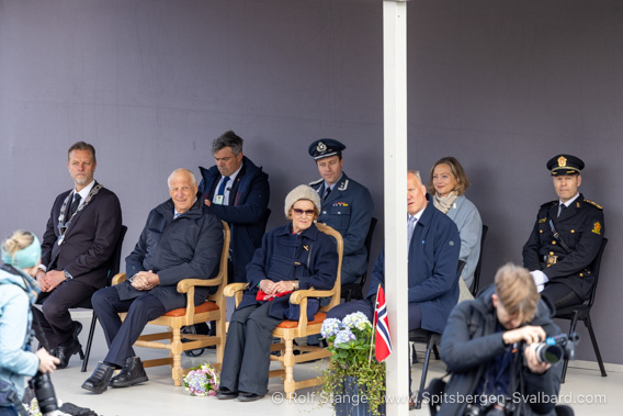 King Harald and Queen Sonja in Longyearbyen